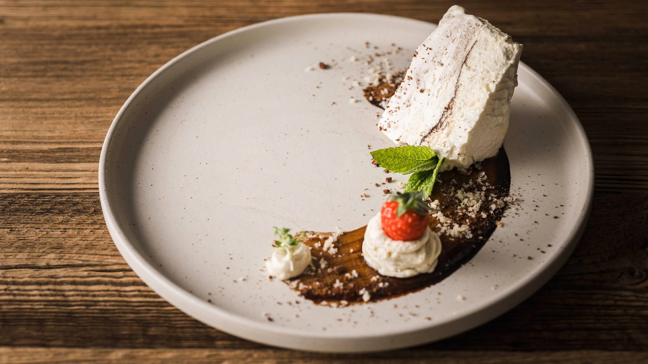 Schön angerichteter Nachtisch