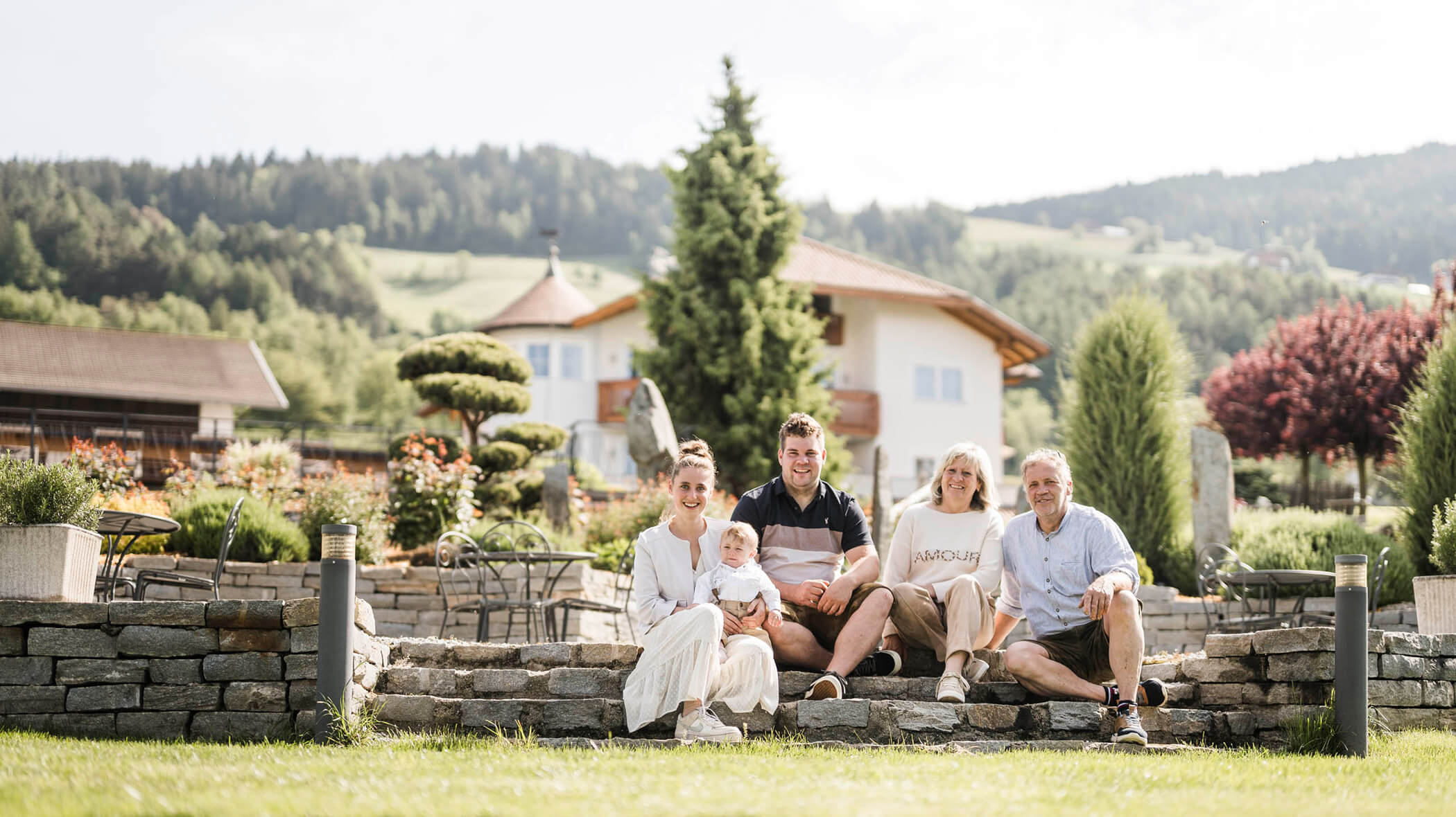 Gastgeberfamilie vom Hotel Nussbaumerhof