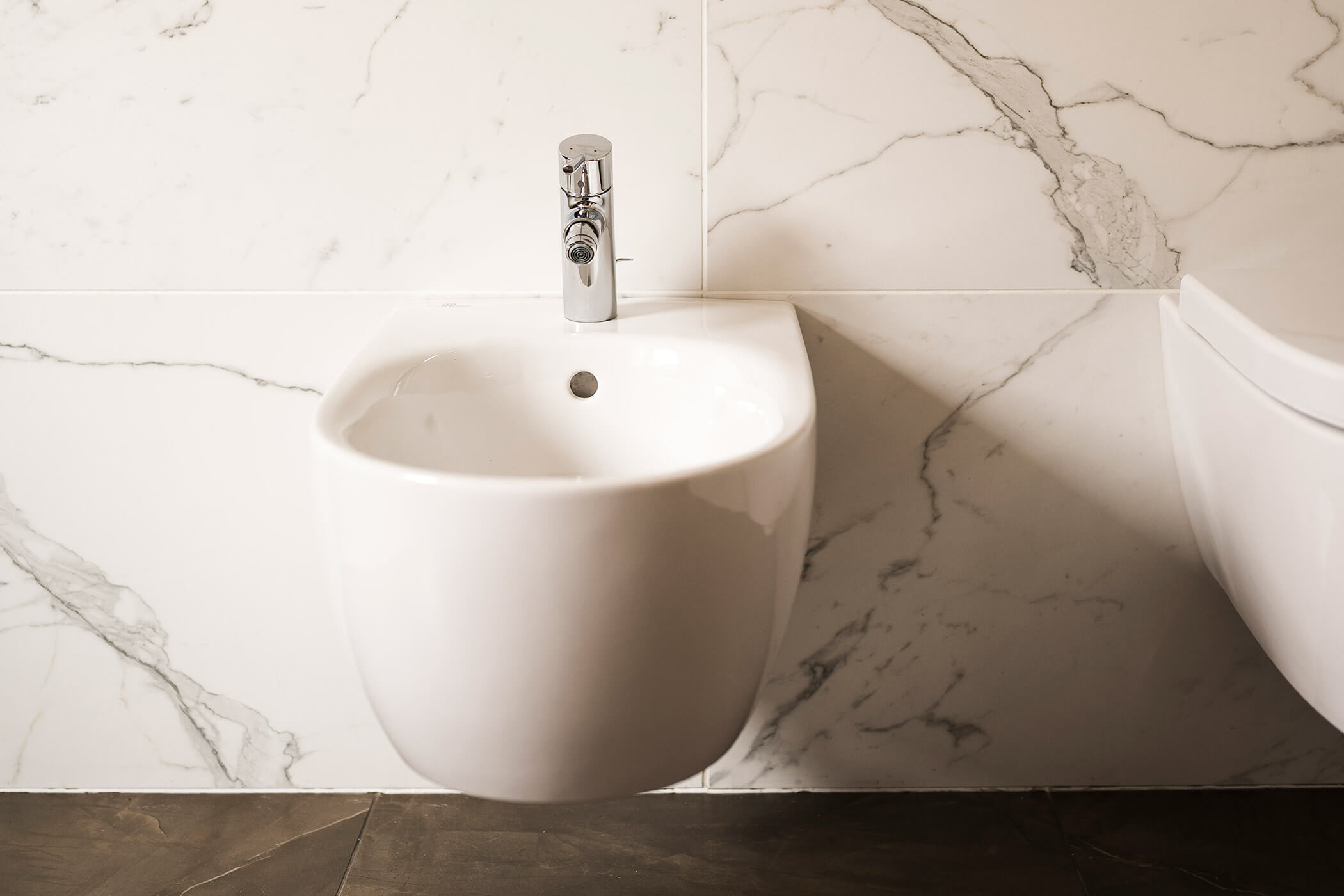 Bidet nel bagno della Alpine suite