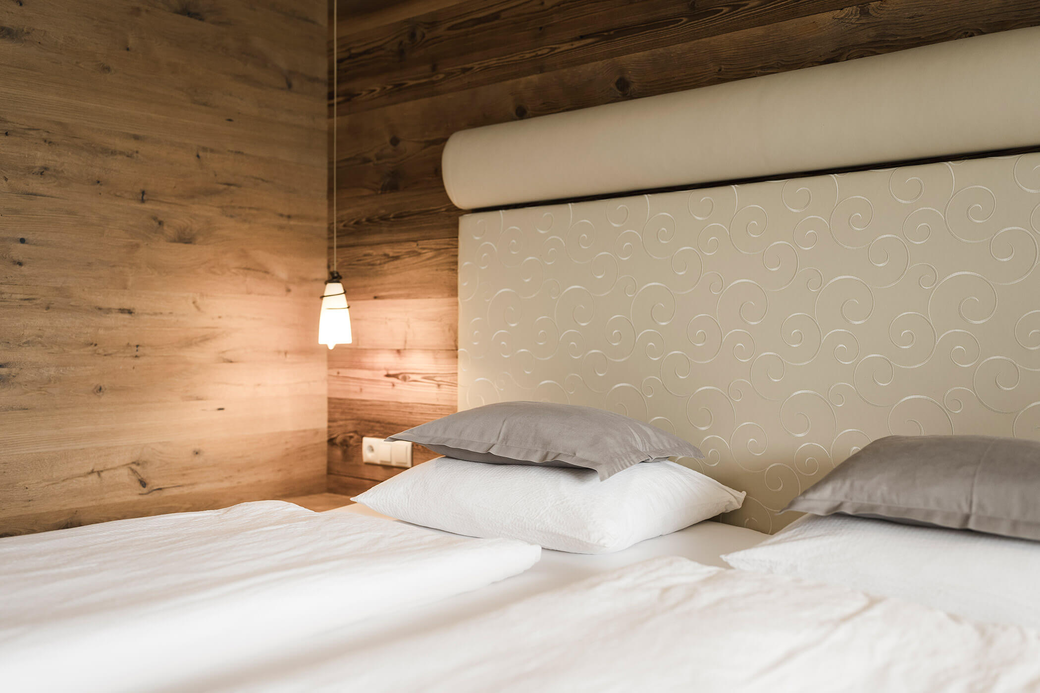 Letto matrimoniale nella Garden suite